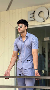 Endushion Fusion Flex Gray Tracksuit - Stretchable Blend