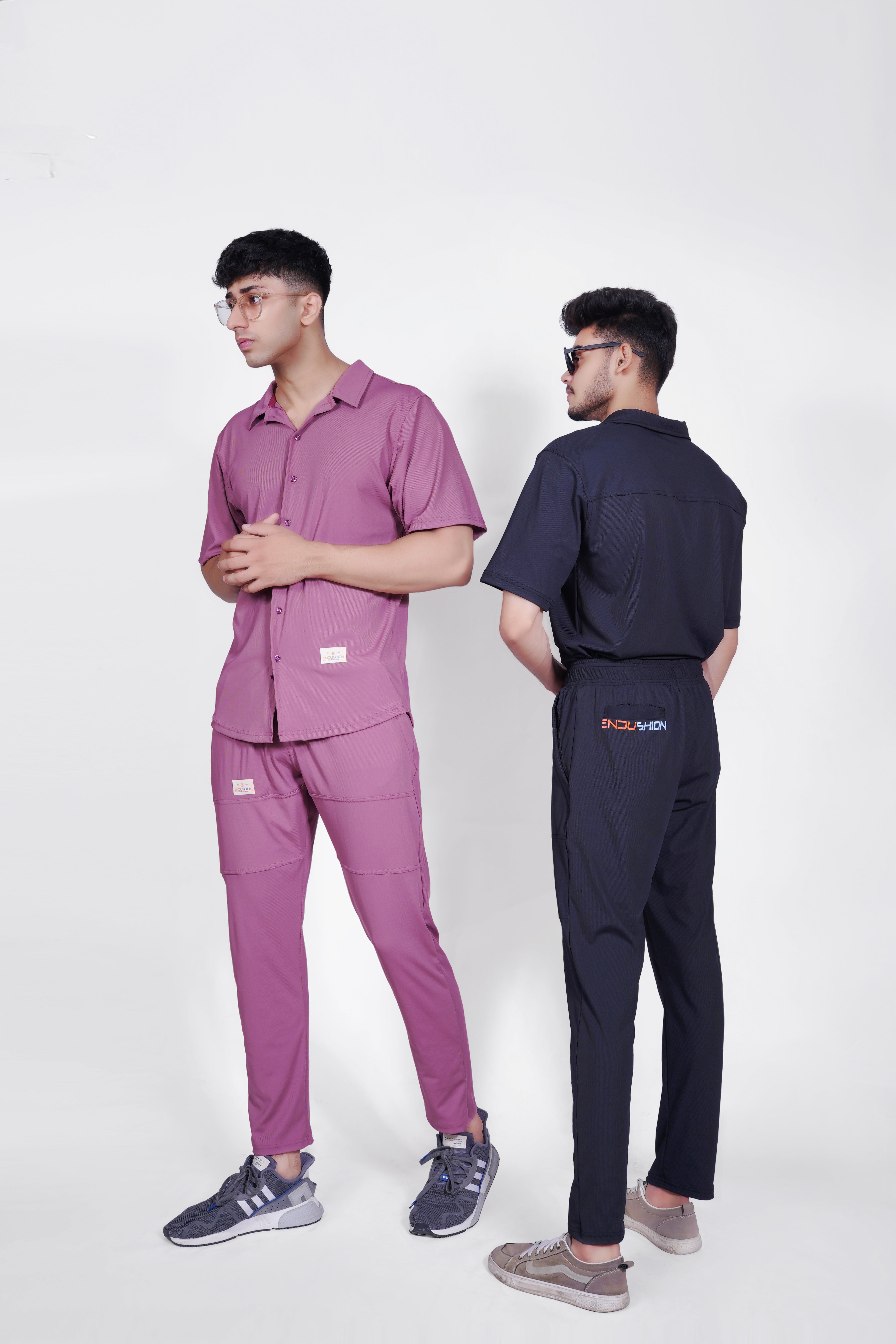 Endushion Fusion Flex Pink Tracksuit - Stretchable Blend