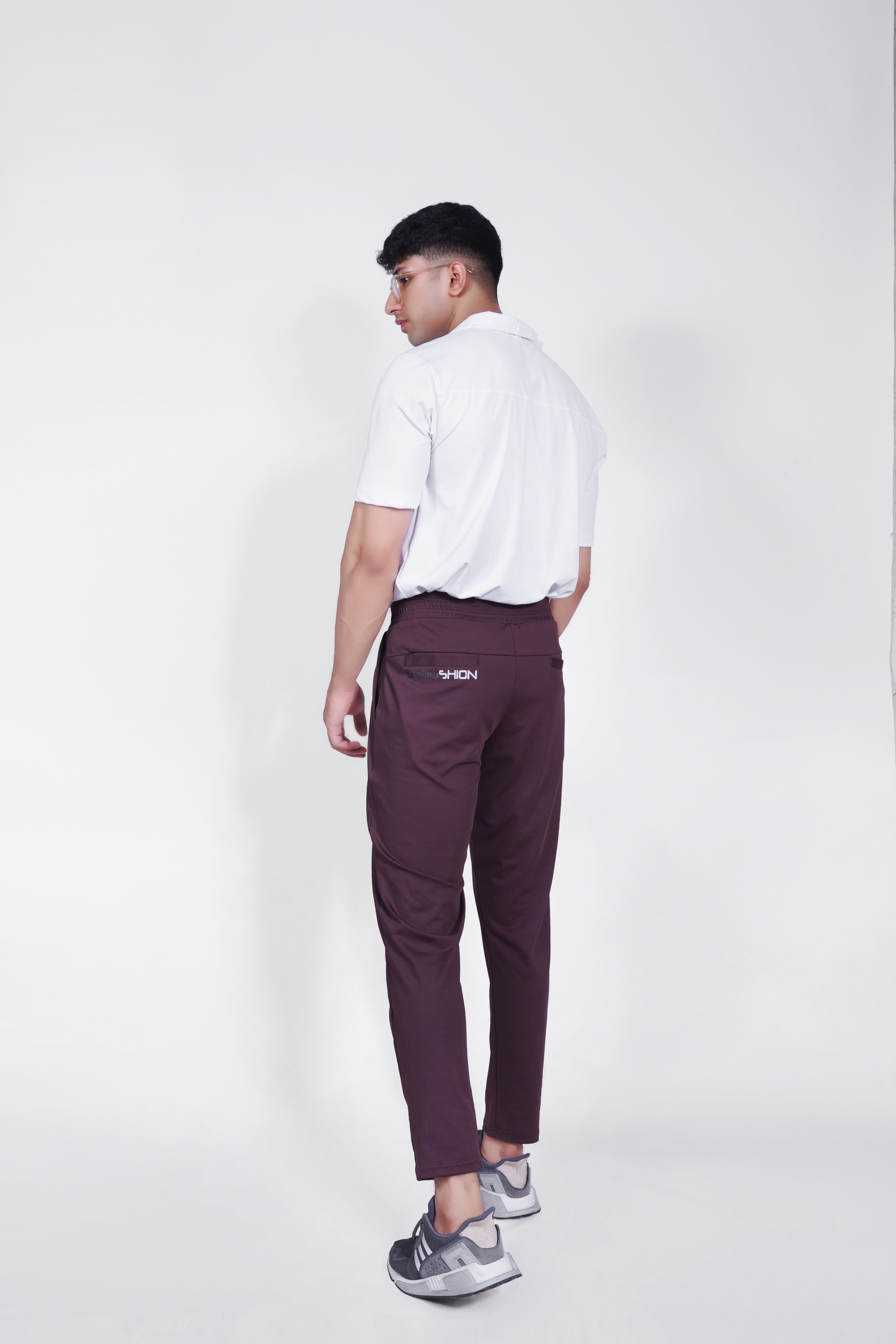 Endushion PantFusion Comfort Brown Trouser - Stretchable Fabric