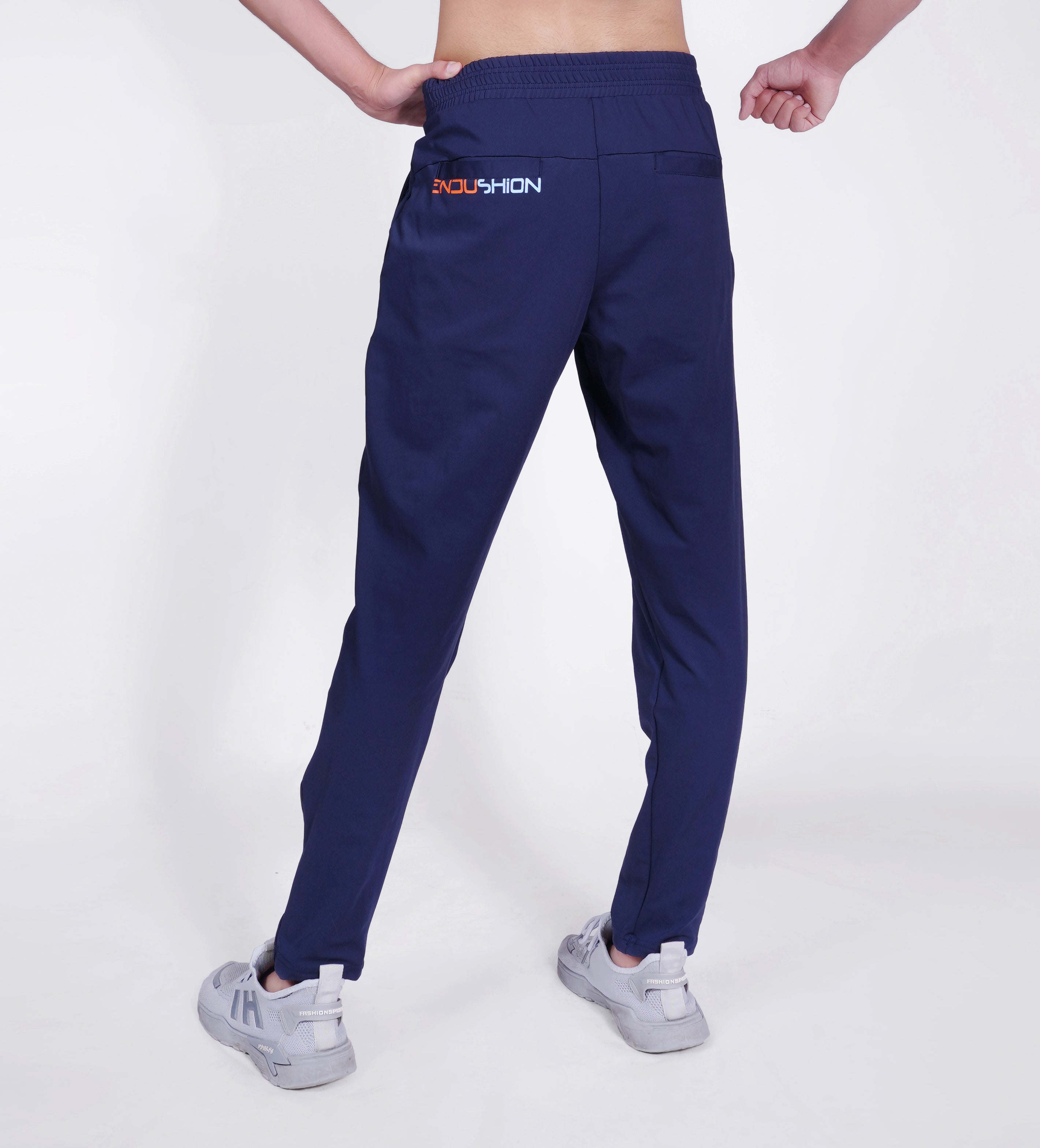 Endushion PantFusion Comfort Navy Trouser - Stretchable Fabric