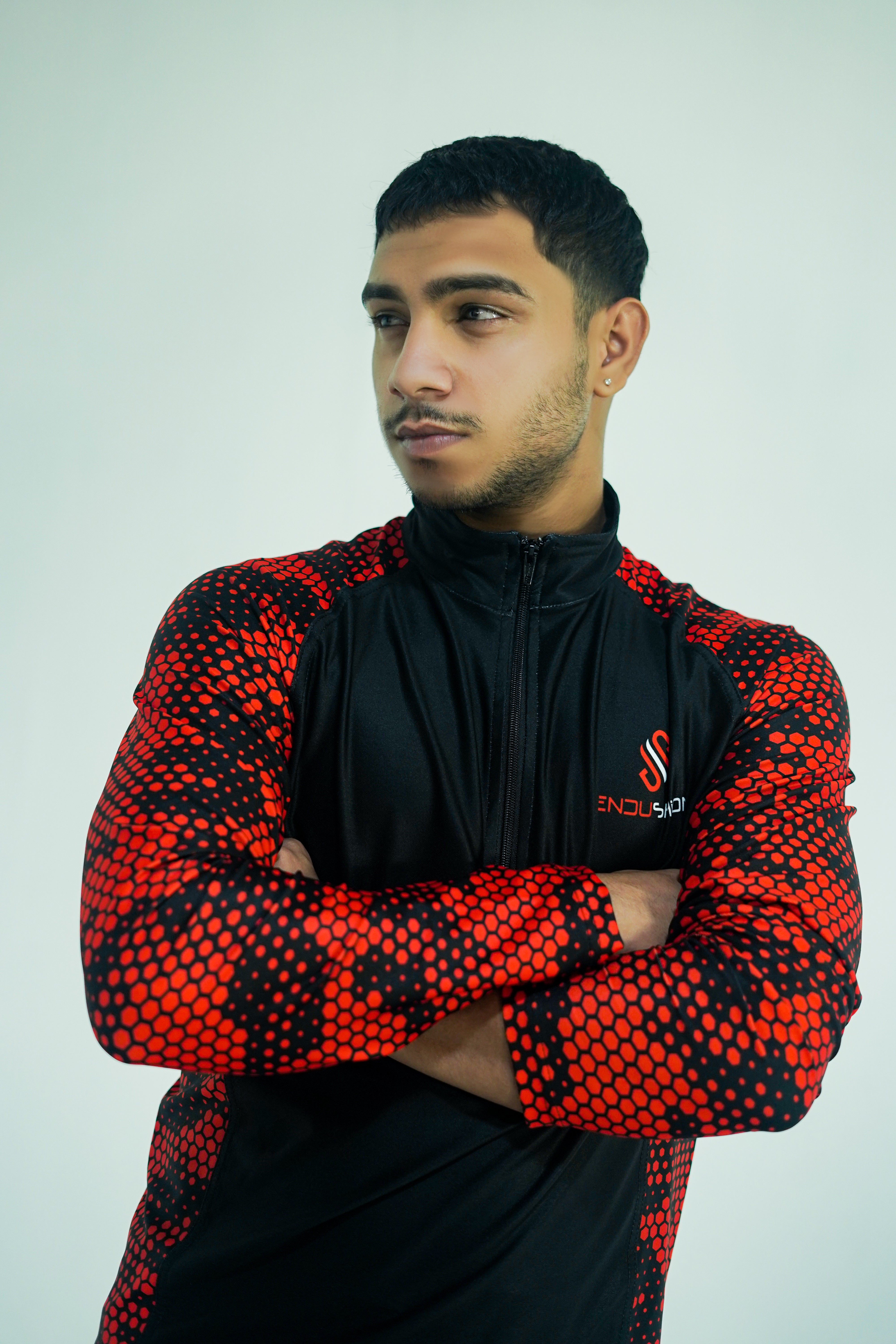 Pulse Flex 1/4 zip                                                                                                                                                                    Black & Red camouflage